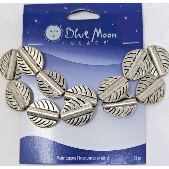 Jewelry Beadwork Supplies Beads Clasps Leaflets Silver Tone Patterns NEW - Picture 4 of 16